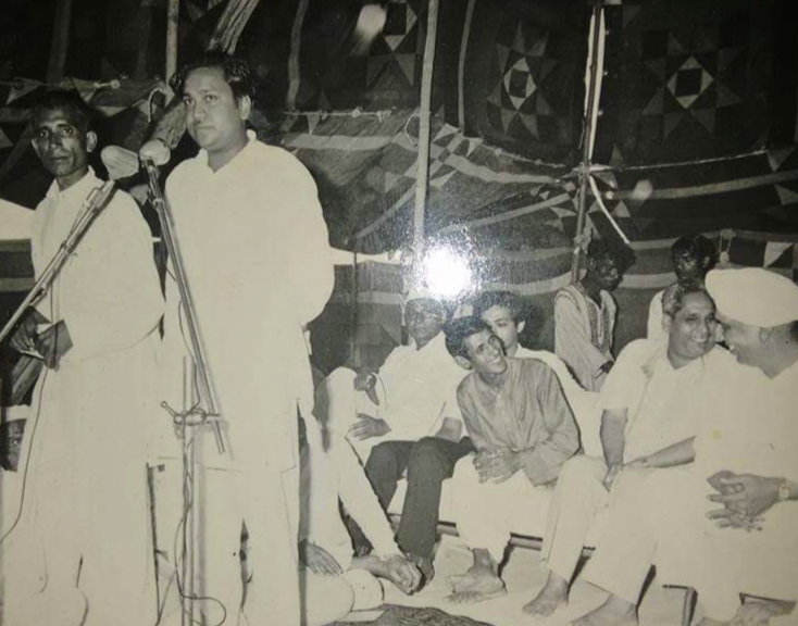 यादगार  फ़ोटो जब चितरंजन स्वरूप 1974 में पहली बार विधायक बने थे