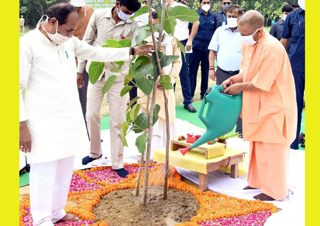 यूपी आज पौधारोपण का बनाएगा रेकार्ड, सीएम योगी ने की शुरुआत