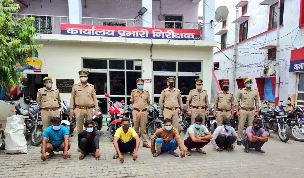 कोतवाली पुलिस ने किया वाहन चोर गिरोह का भंडाफोड़- 7 अरेस्ट- 15 वाहन बरामद