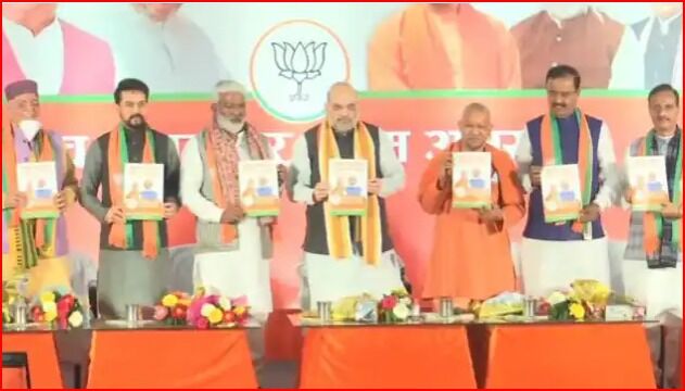 BJP का संकल्प पत्र जारी- किसानों को फ्री बिजली, अन्य के हाथ खाली