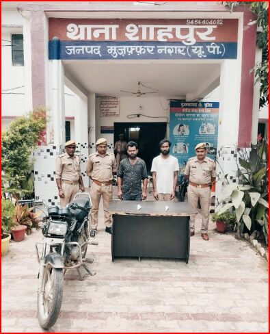 बाइक चोरी कर चल दिये शान से-रास्ते में पुलिस ने किया यह हाल