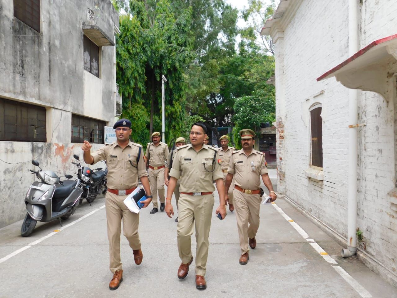 SSP ने पुलिस दफ्तर का निरीक्षण कर जांची व्यवस्थाएं- दिए निर्देश