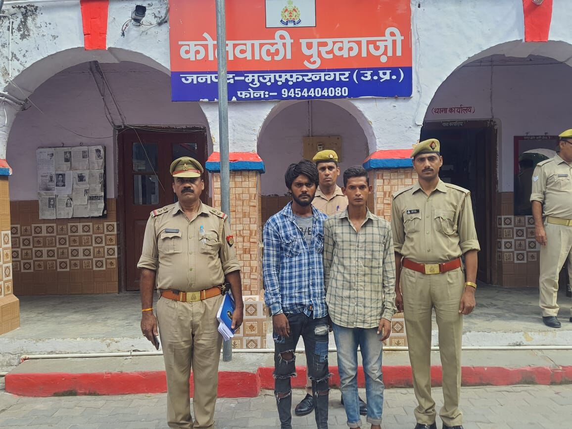 दो शातिर चोरों को गिरफ्तार कर पुलिस ने पहुंचाया कारागार