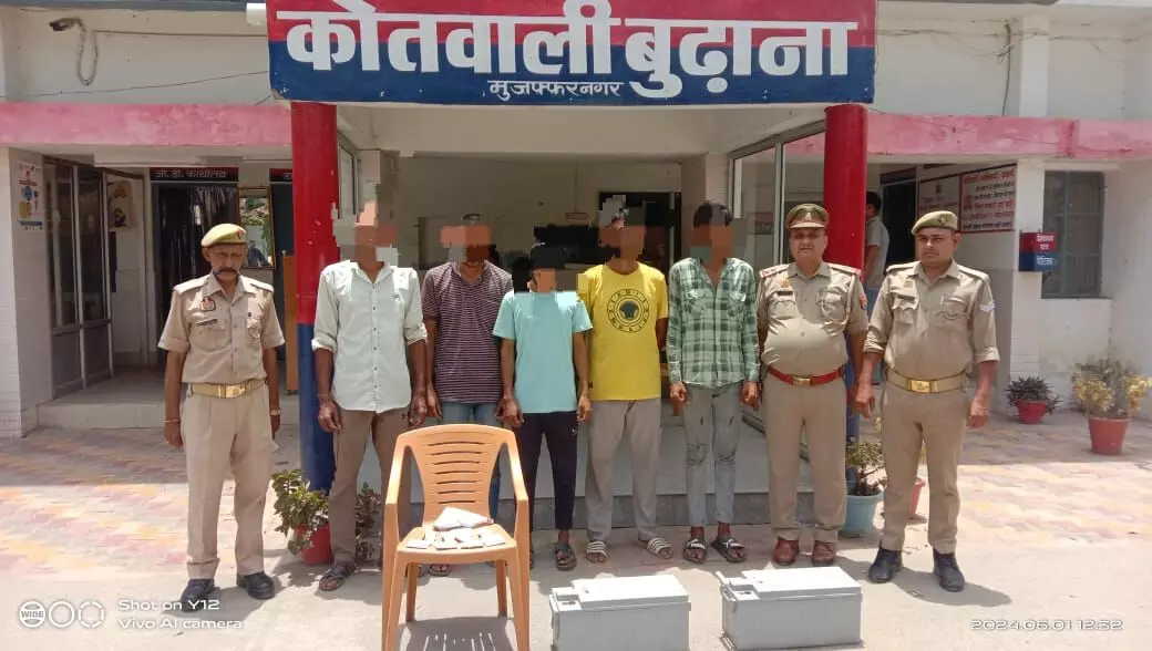 पुलिस का एक्शन जारी- मोबाइल टावर बैटरी तथा भैंस चोर किये गिरफ्तार