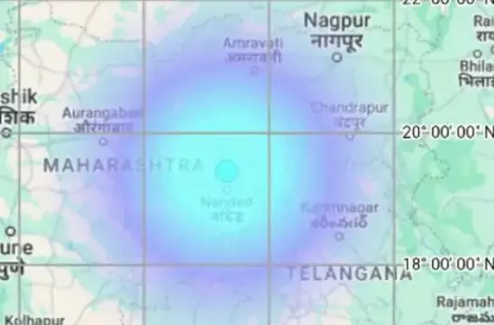 भूकंप के झटकों ने हिलाई पब्लिक- रिक्टर स्केल पर तीव्रता रही 4.5