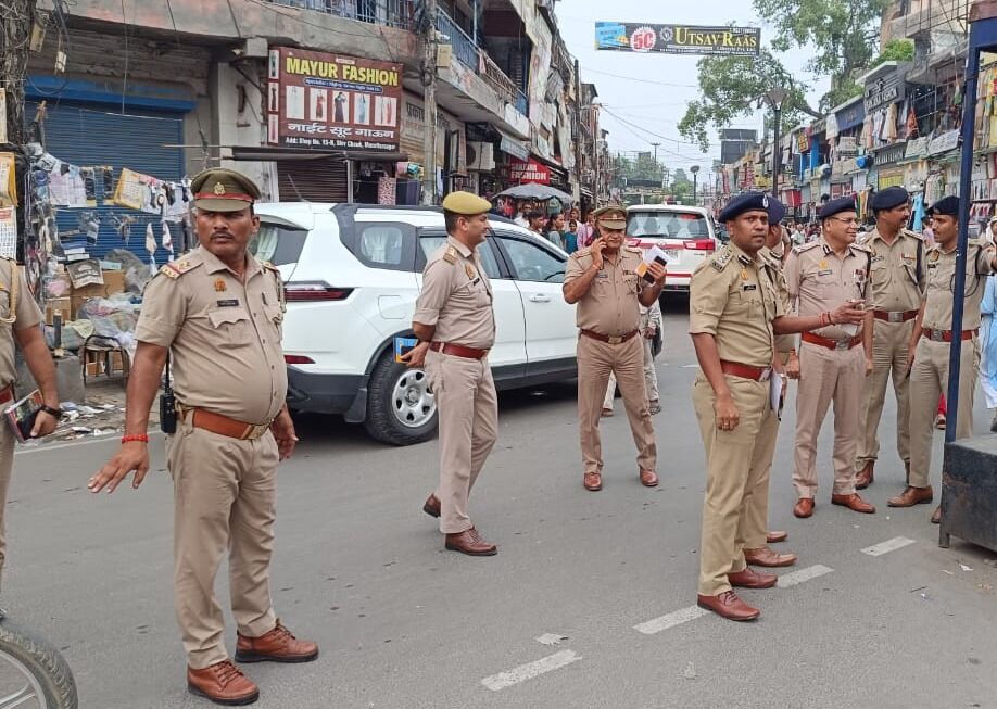 ADG व DIG ने कांवड़ यात्रा मार्ग का निरीक्षण कर अफसरों को दिए निर्देश