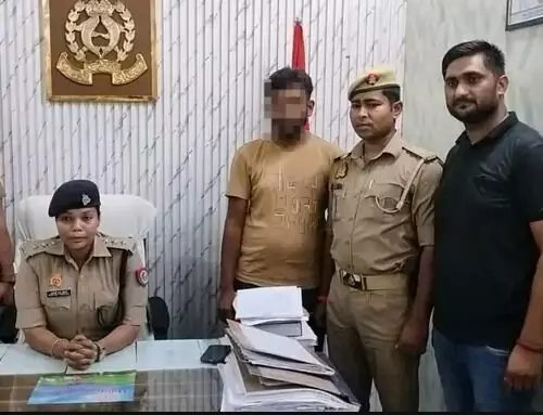 महिला से चेन लूटकर भागा लुटेरा 18 घंटे में ही पुलिस ने दबोचा