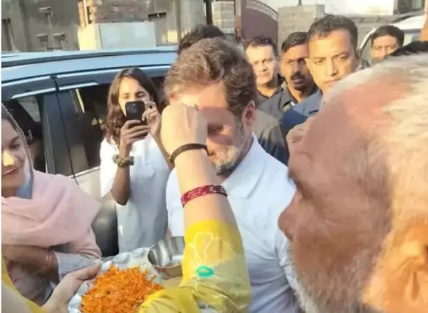 चुनाव के बीच अचानक करनाल पहुंचे राहुल गांधी को देख सभी रह गए भौंचक्का