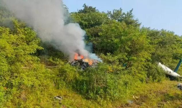 हुआ बड़ा हादसा- हेलीकॉप्टर हुआ क्रैश- हादसे में तीन की मौत