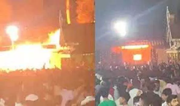 मंदिर में आतिशबाजी भंडार में विस्फोट से 154 लोग हुए घायल- मचा कोहराम